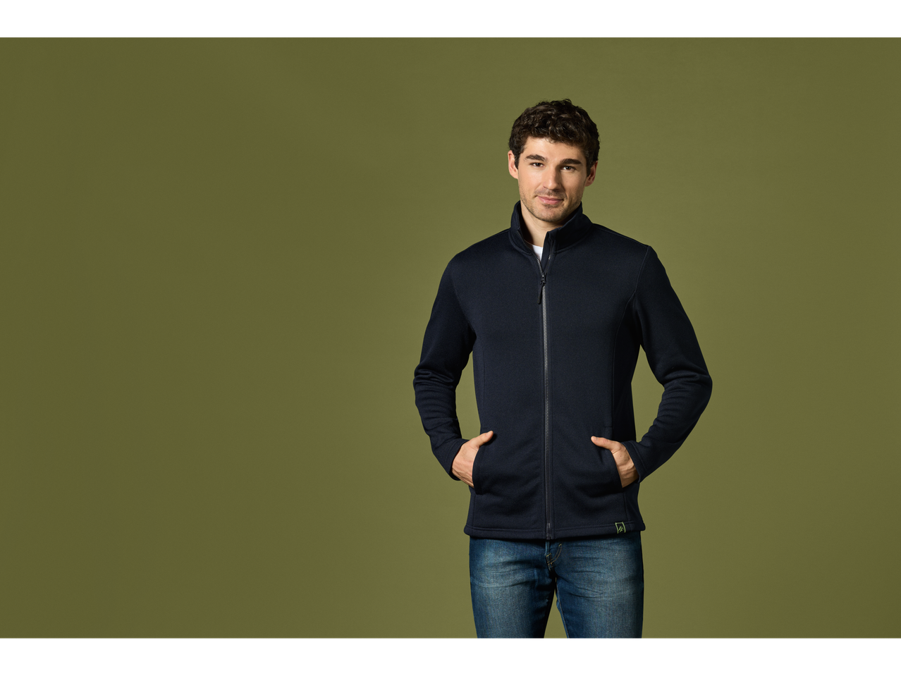 Go to full screen view: Men's Knit Fleece Jacket - Image 2