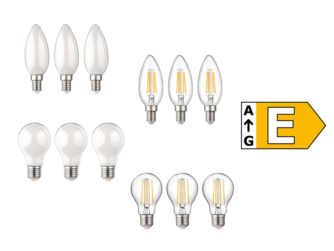 Gehe zu Vollbildansicht: LIVARNO home LED-Filamentlampen - Bild 1