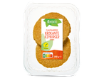 Vemondo vegan kipburgers: knapperig en rijk aan eiwitten.