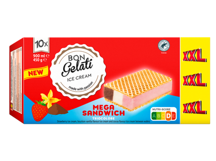 BON GELATI Sandwich glacé XXL