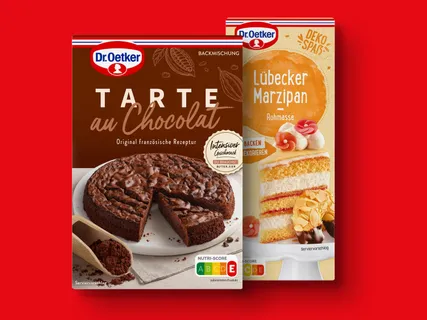 Dr. Oetker Backmischung/Lübecker Marzipan Rohmasse