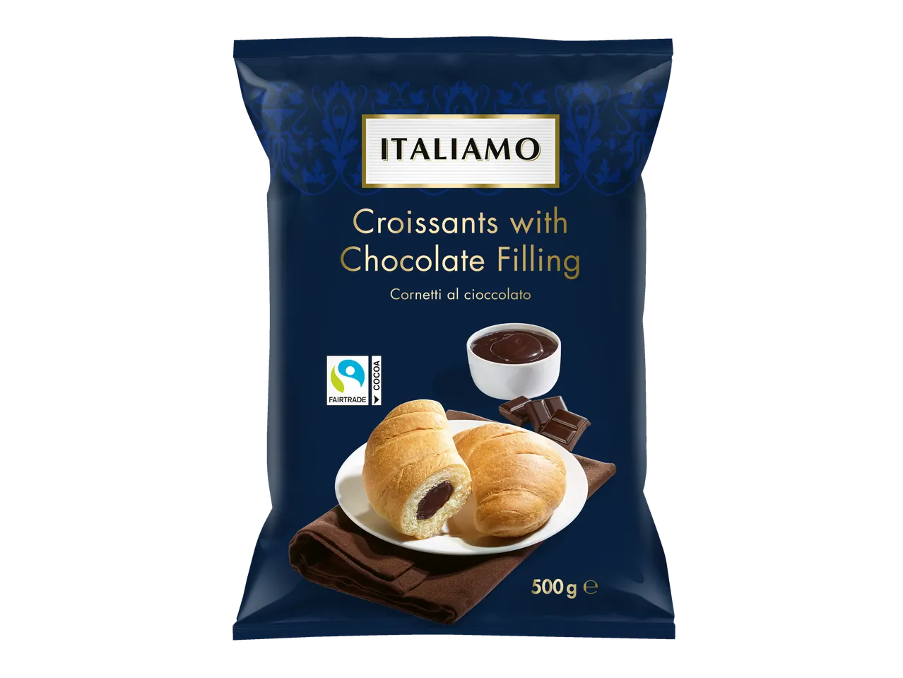 ITALIAMO Chocolate Croissants (500g).