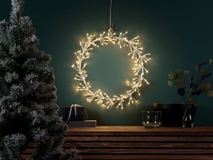 LED-dekorkoszorú / -dekorcsillag