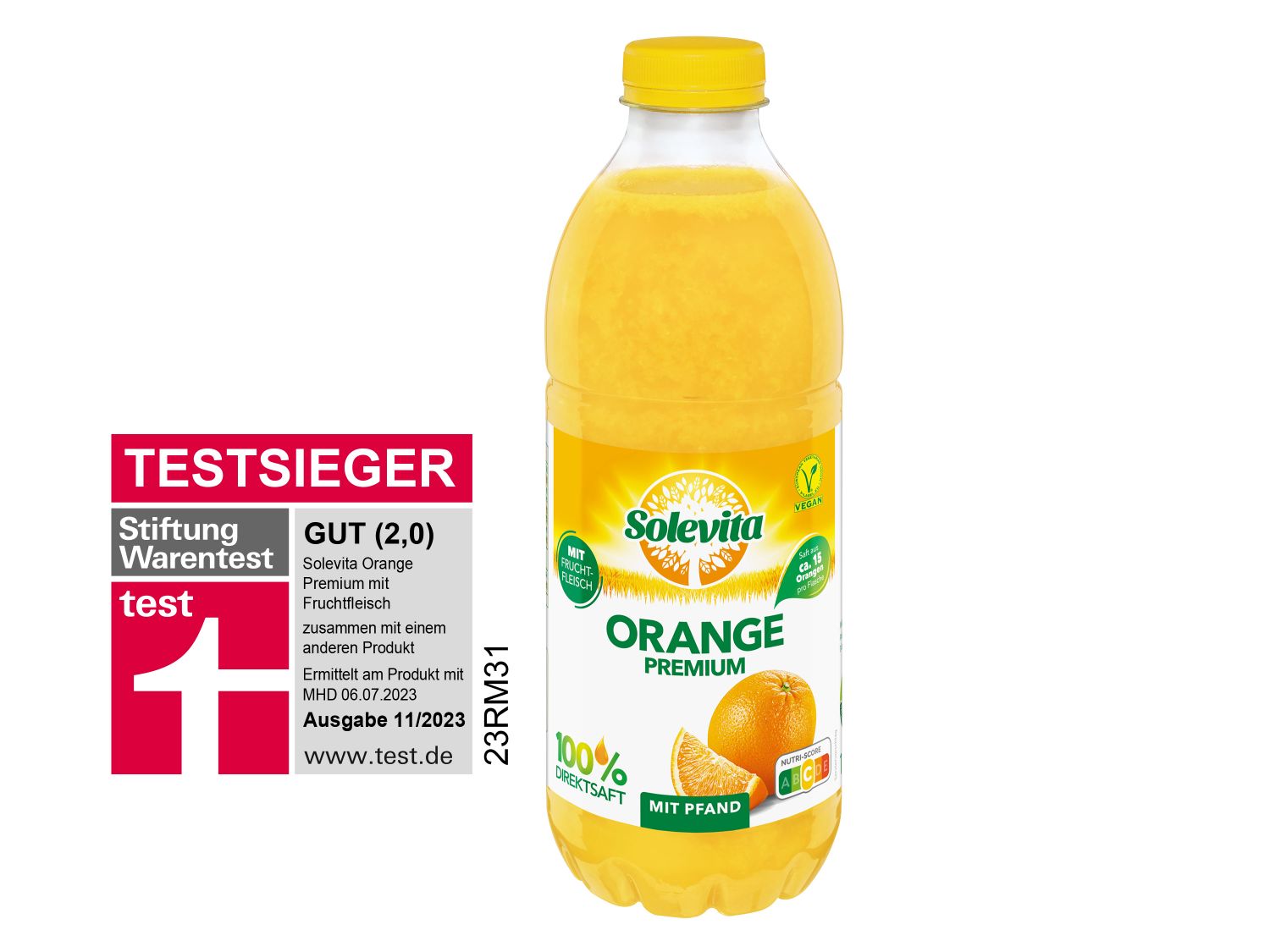 Solevita Orange Lidl Premium - mit Fruchtfleisch