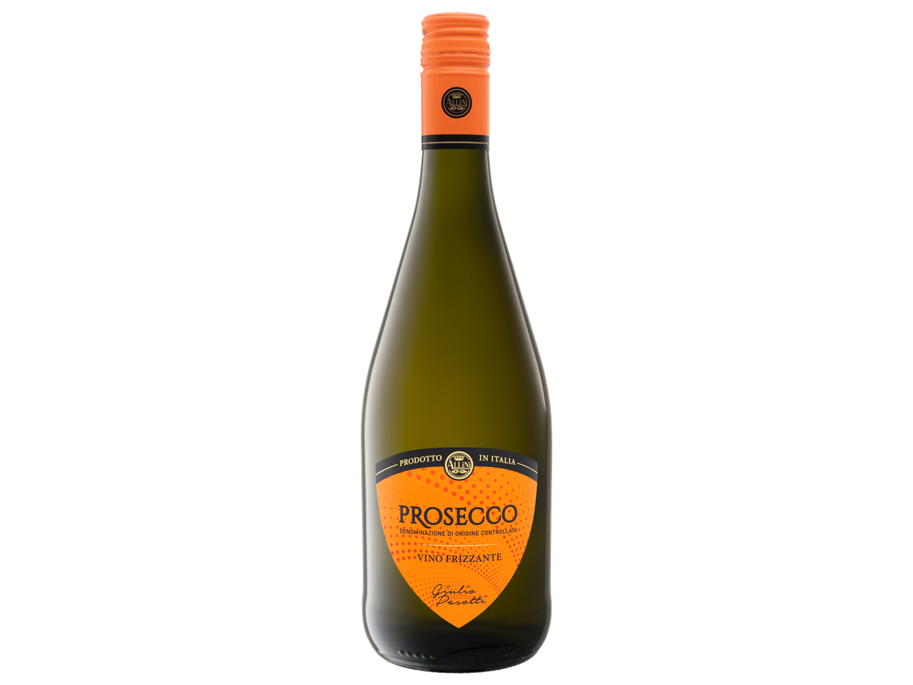 Fles Allini Giulio Pasotti Prosecco.