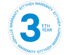 Σφραγίδα εγγύησης 3 ετών.