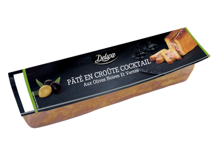 Pâté en croûte cocktail aux olives