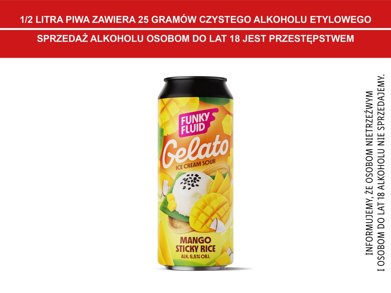 Browar Funky Fluid – Gelato: Mango Sticky Rice.