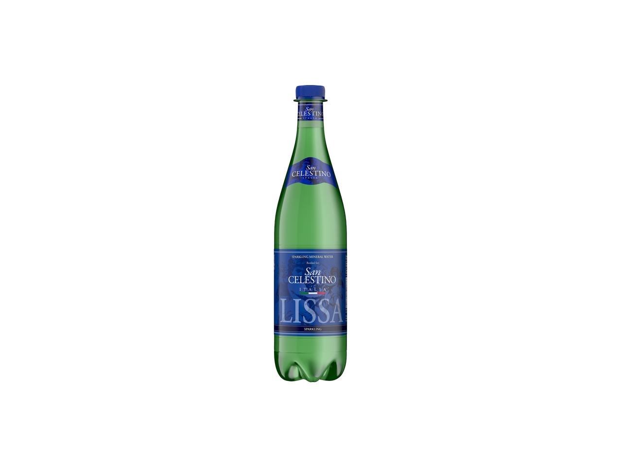 San Celestino Lissa putojantis mineralinis vanduo butelyje.