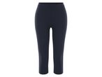 Sötétkék, 7/8-os hosszúságú leggings.