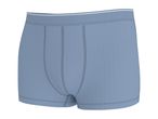 Light blue men's boxer briefs with a white stripe on the waistband.