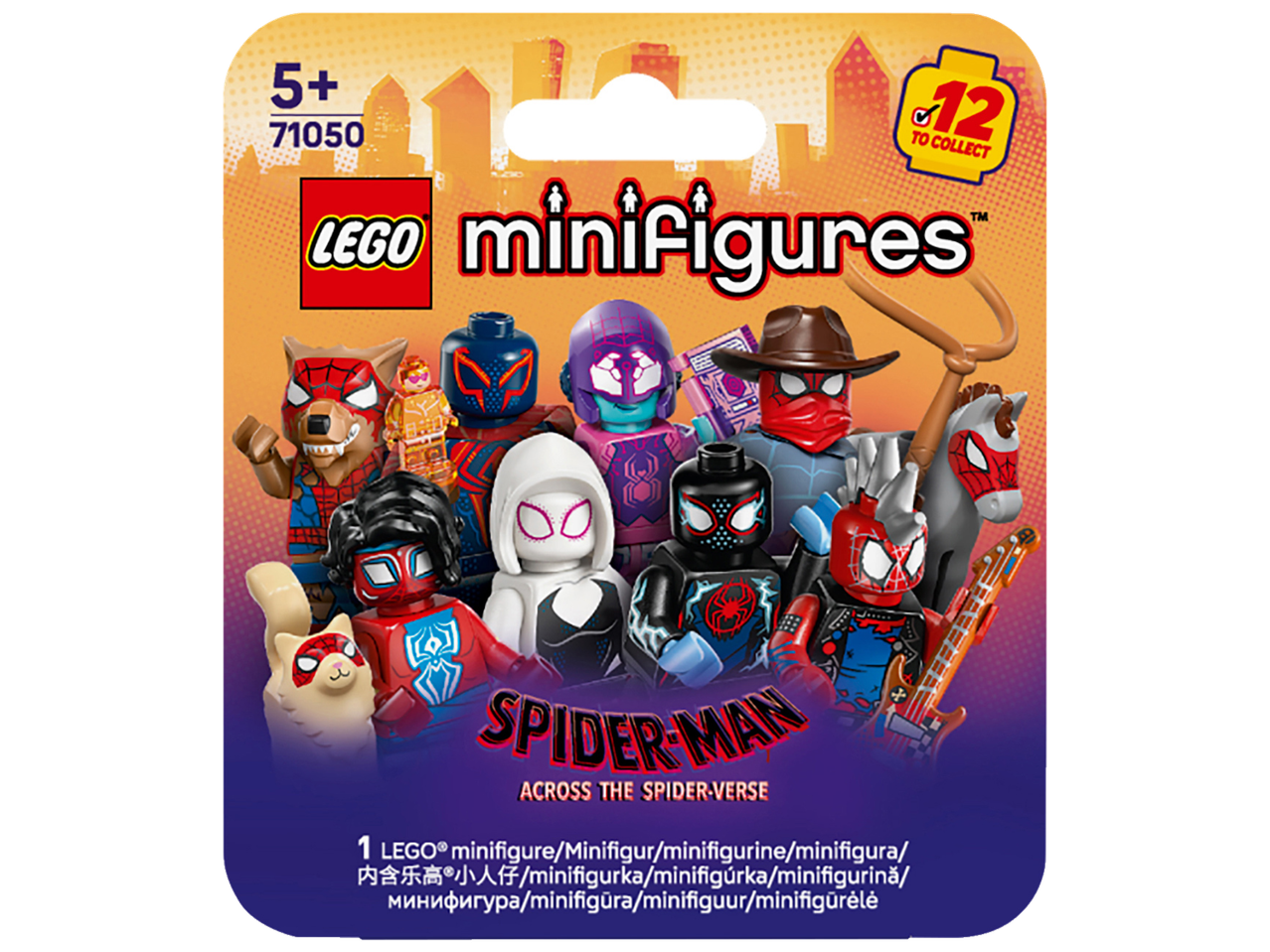 Lego® Minifigure: Spider-Man Across the Spider-Verse, 12 figuren om te verzamelen, voor leeftijd 5+
