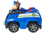Figurine PAW Patrol Chase dans un véhicule.