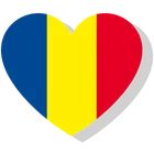 Inimă cu steagul României, simbolizând 'Produs în România'