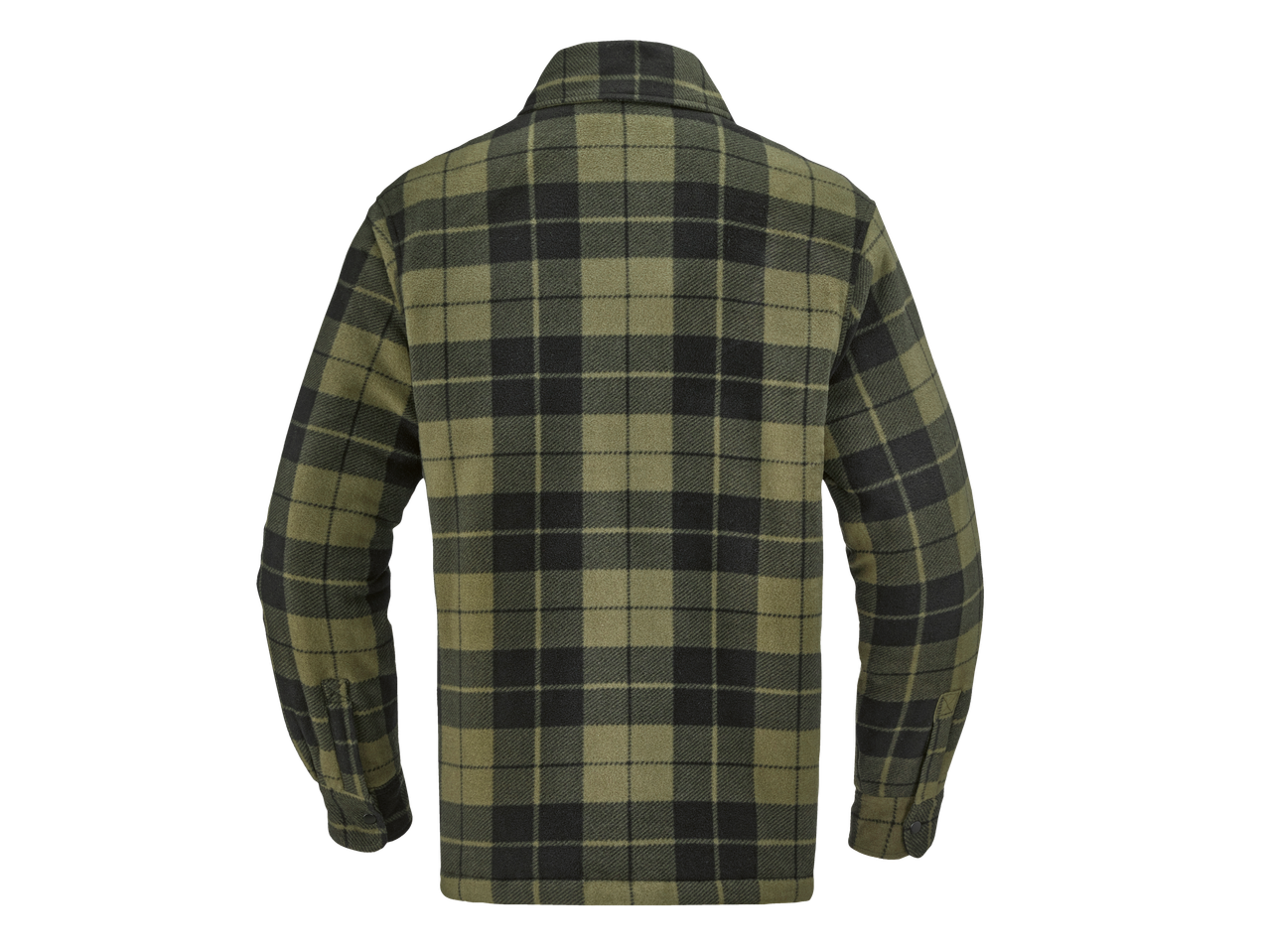 PARKSIDE herrskjorta i grön- och svartrutig fleece