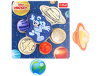 Disney Junior Mickey Mouse space-themed wooden puzzle with planets