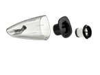 Бежични ручни усисивач са филтером и деловима.