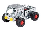 A metal construction toy truck kit.
