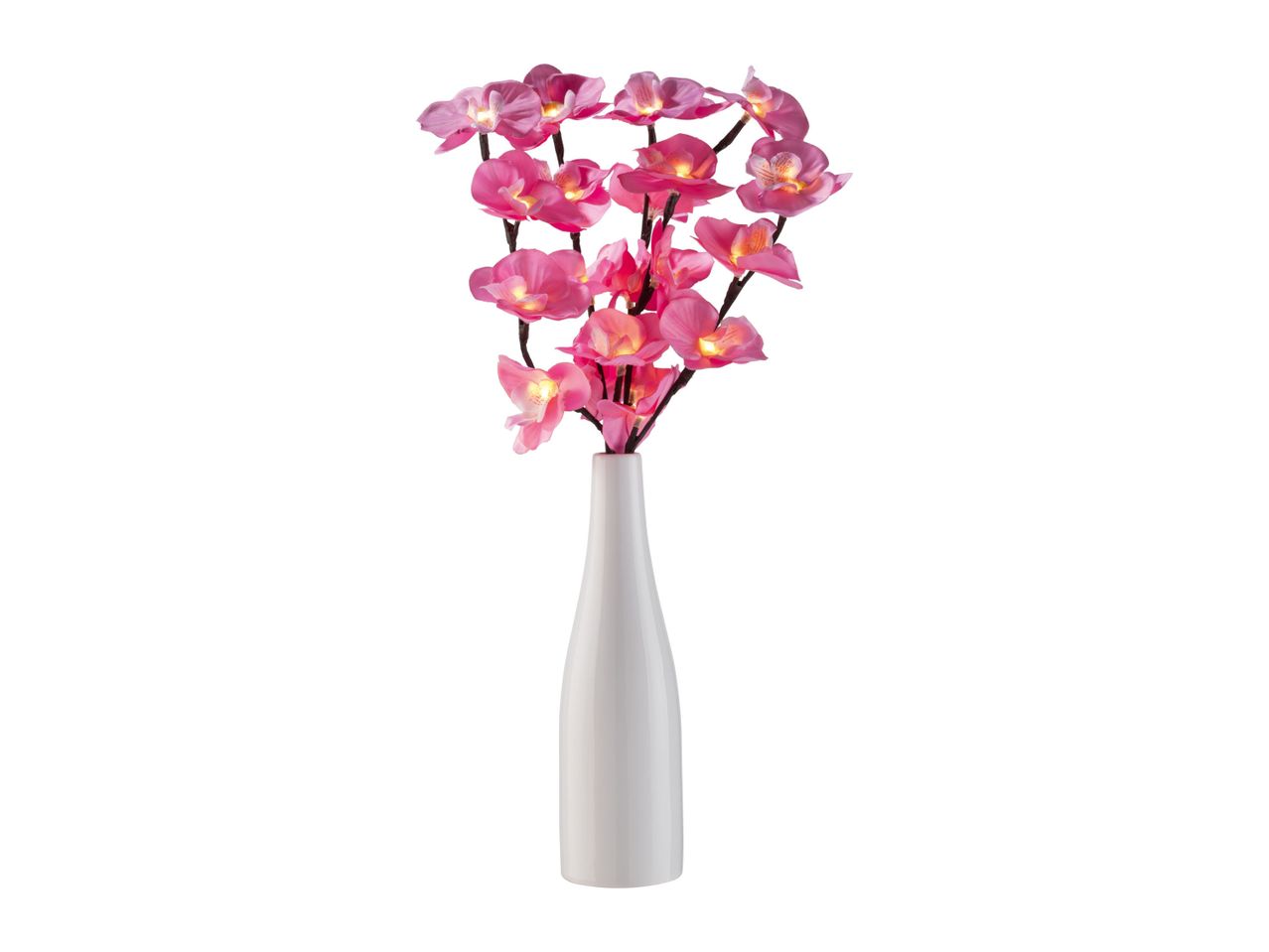 Go to full screen view: Livarno Home Vase with Light-Up Blossom - Image 2