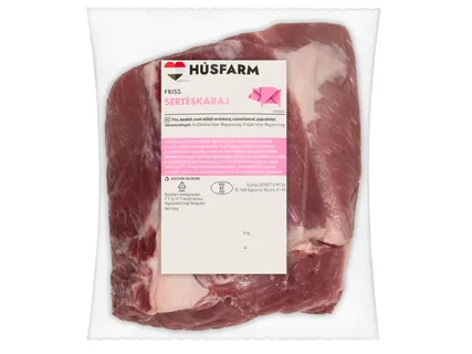 Friss, darabolt láncos sertéskaraj