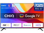 ChiQ 2025 M10 55' Google Smart TV met 4K UHD, MEMC, spraakbesturing en HDMI 2.1.