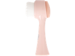 Escova de limpeza facial de dupla face CIEN BEAUTY em rosa pálido.