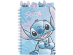 Stitch spiraalnotitieblok met thematische bladwijzers.