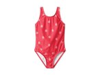 Roter Kinderbadeanzug mit Erdbeermuster