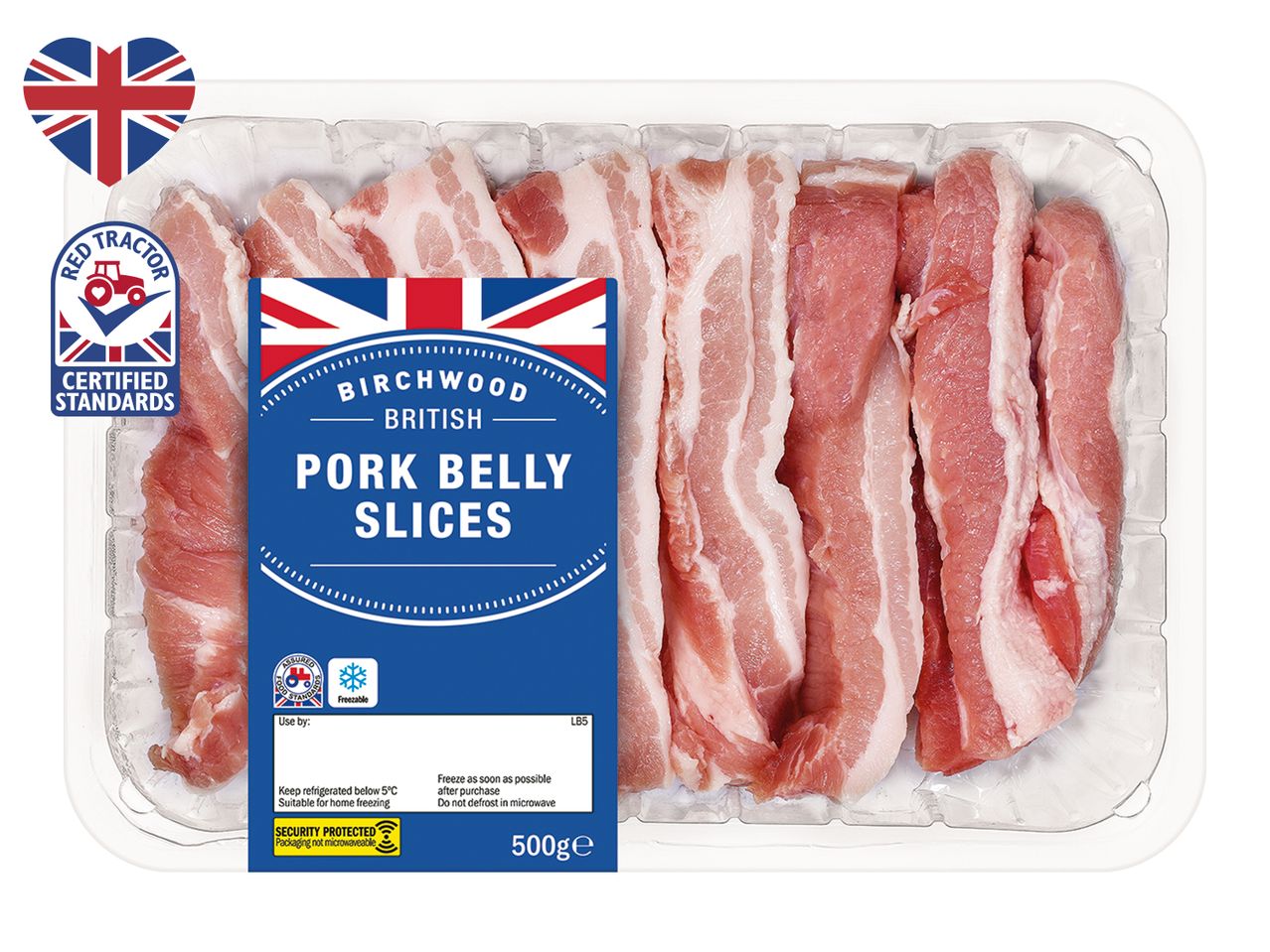 Go to full screen view: Birchwood British Pork Belly Slices - Image 1