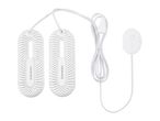 SilverCrest shoe dryer with two white perforated inserts and a control unit