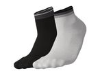 A pair of CRIVIT adults’ white & black cycling socks