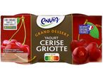 Yaourt Envia Grand Dessert cerise de Lidl.