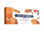 Verpakking met wafels met gezouten karamel, met de tekst 'NEW' en 'SALTED CARAMEL'.