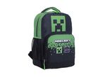 En Minecraft rygsæk med Creeper-motiv.
