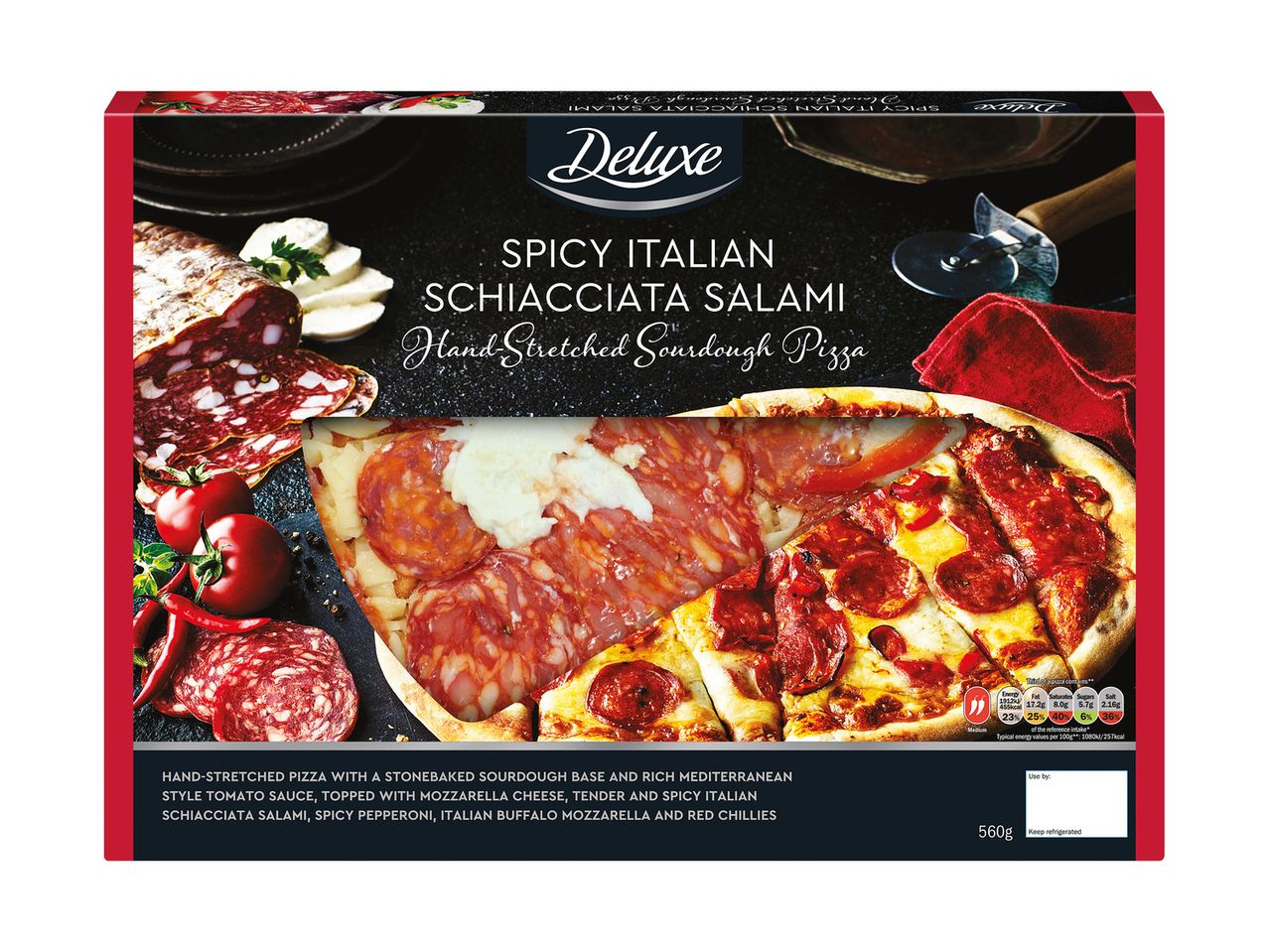 Go to full screen view: Deluxe Sourdough Pizza - Image 1