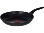 SILVERCREST® Cast Aluminium Frying Pan with a black non-stick coating and red heat indicator.