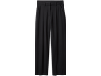 Esmara black wide-leg trousers with pleats and pockets.