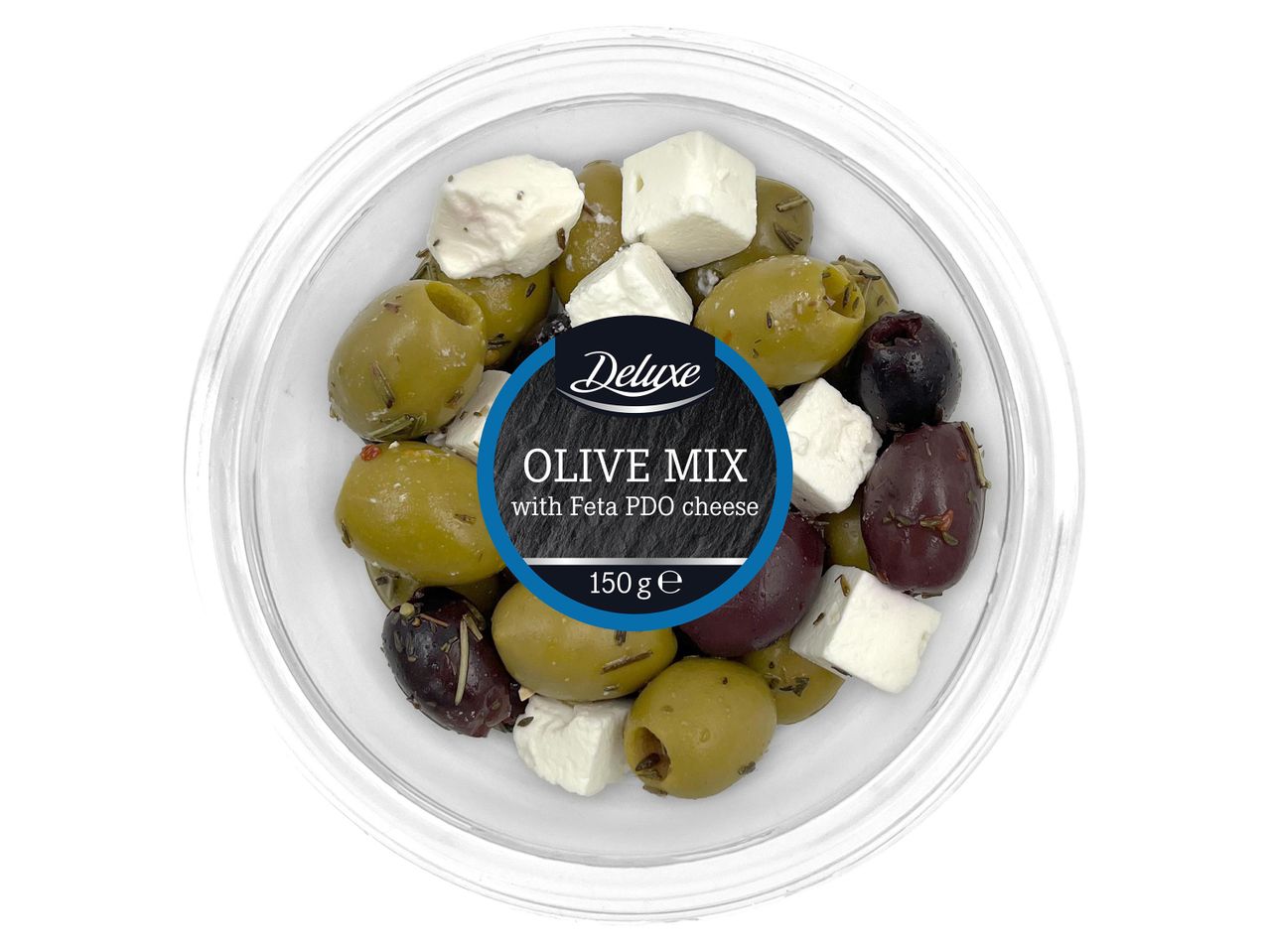 Delissz olívabogyó és feta sajt keverék.