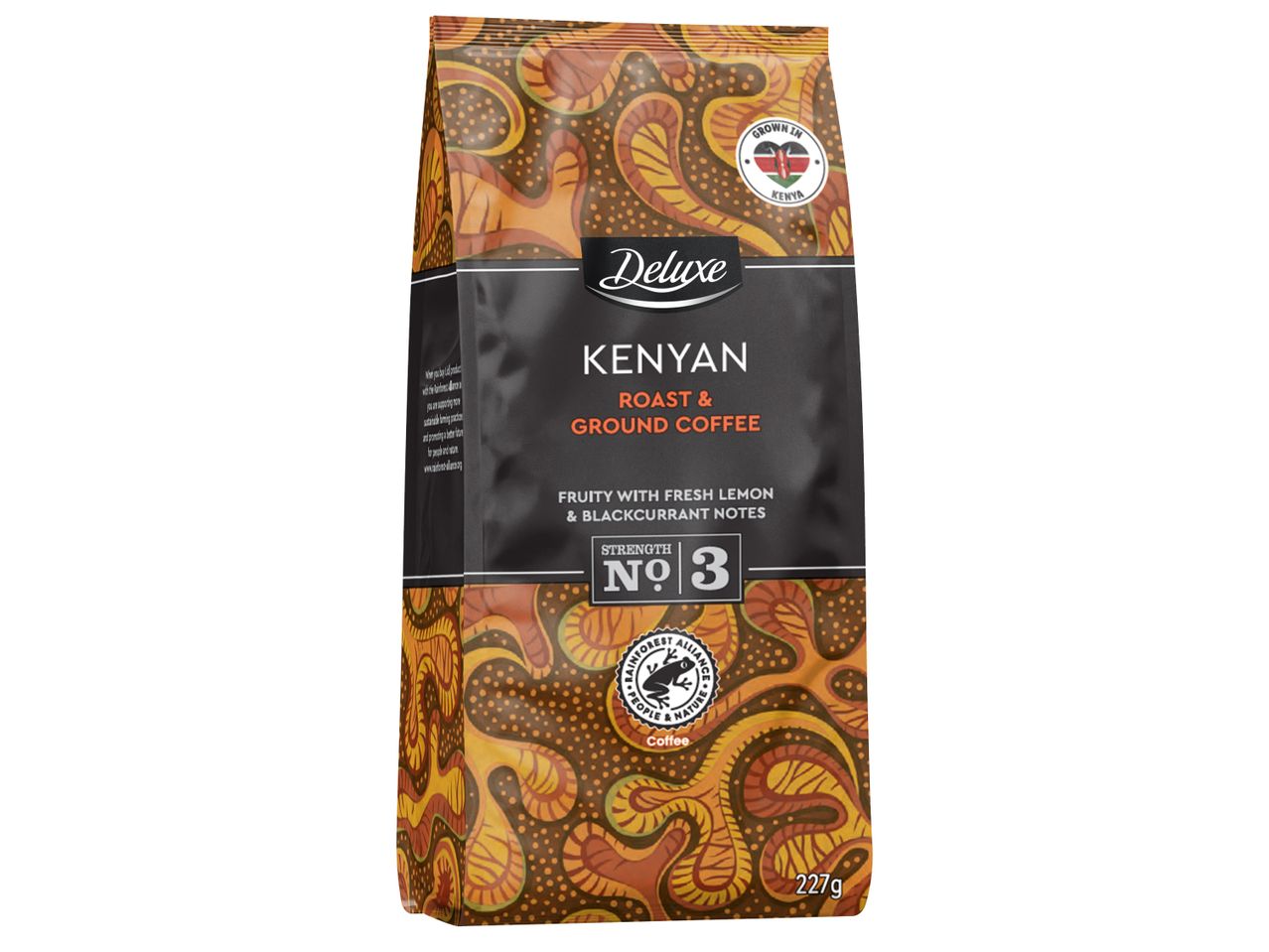 Мляно кафе Deluxe Kenyan, 227 g/опаковка.