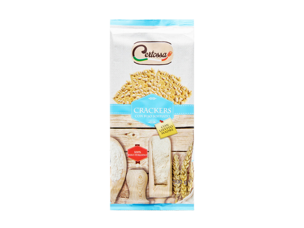 Crackers con riso soffiato