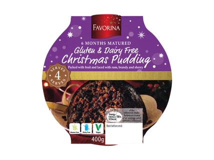 Gluten Dairy Free Christmas Pudding LIDL