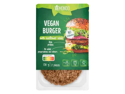 Vegán burger (Lidl Plus)