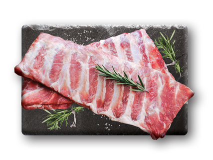 LIDL – akcija / nuolaida: Švieži kiaulienos šonkauliukai 1 kg