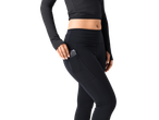 Leggings desportivas de senhora CRIVIT com bolso para telemóvel.