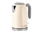Cream Silvercrest 3100 W kettle with chrome and grey details