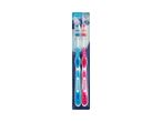 Two Dentalux toothbrushes with tongue cleaner.