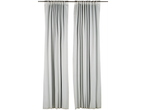 Livarno® Cortinas, conjunto de duas, cinzento claro