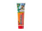 Kids' strawberry toothpaste with Paw Patrol design, for ages 0-6, offering caries protection.