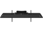 Rear view of a TV with wall mount.