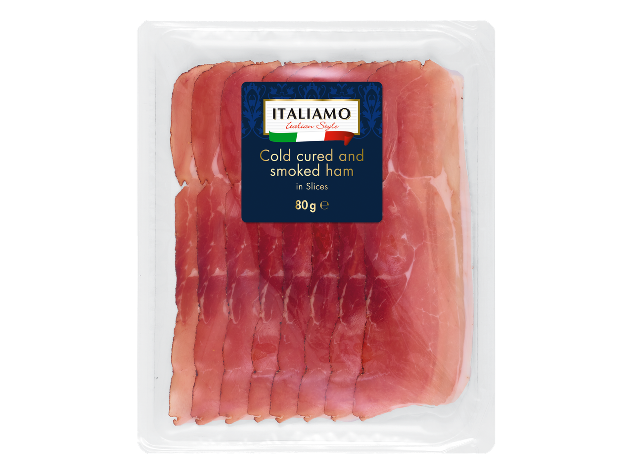 Italiamo Presunto Curado a Frio e Fumado em Fatias, 80g
